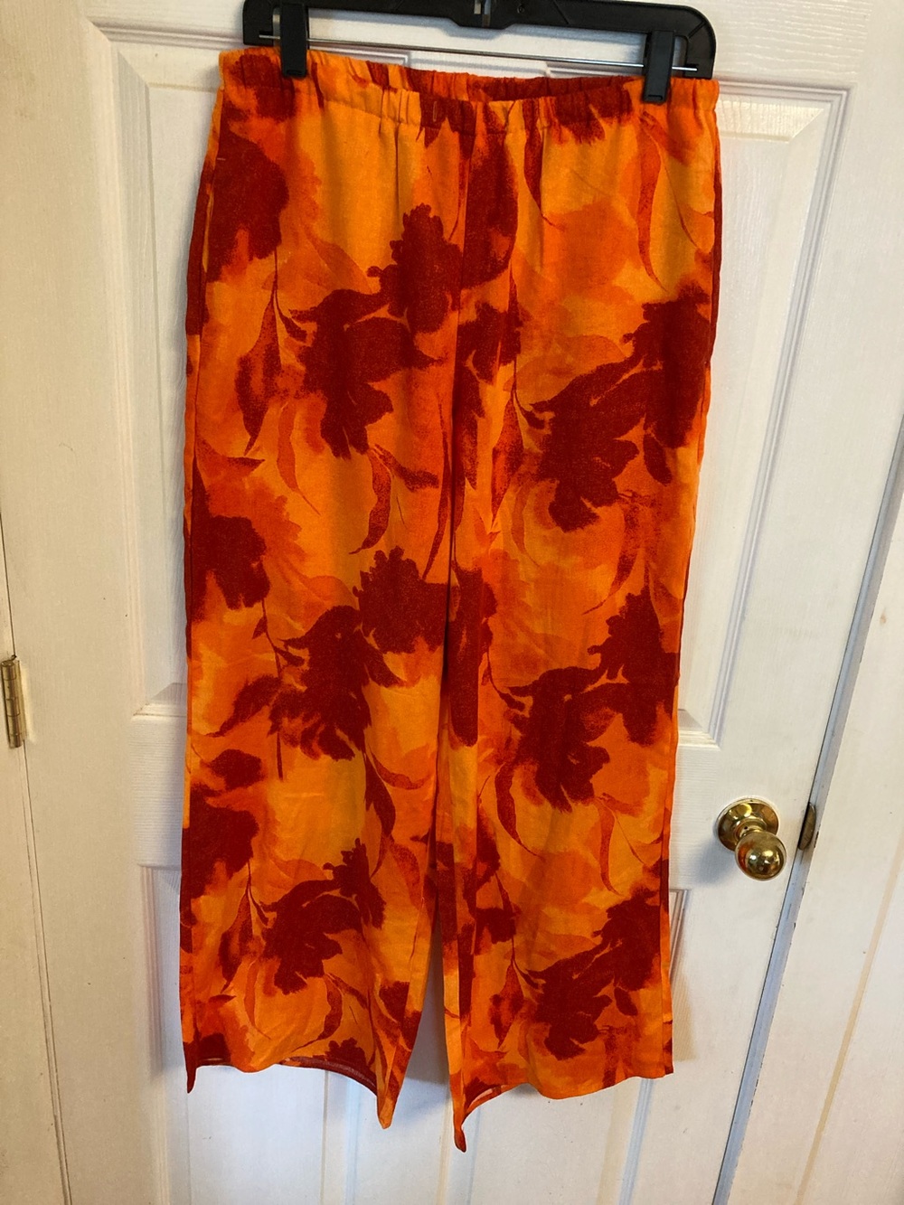 Maison d’Amelie Linen Blend Wide-Leg Pants